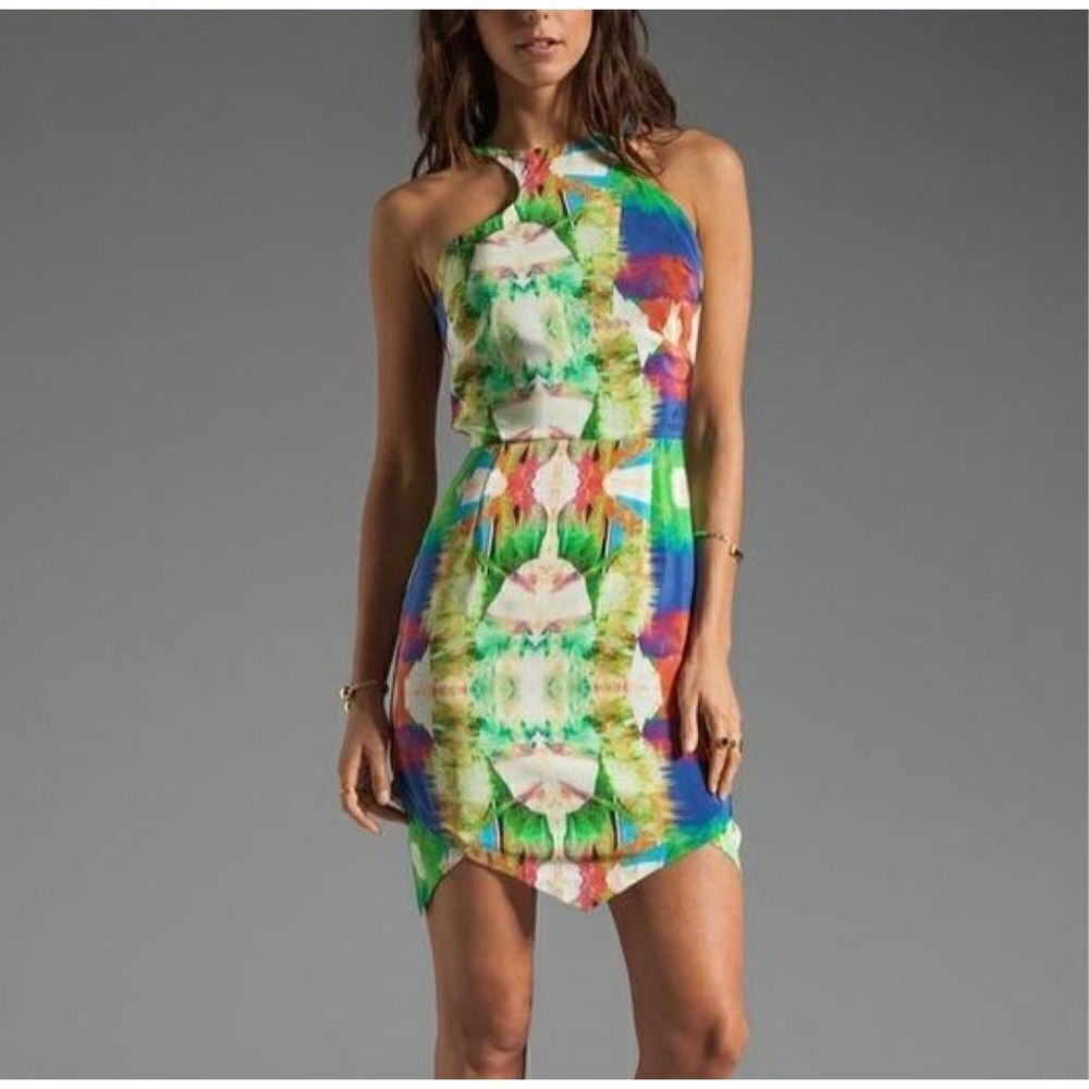 Suboo Asymmetrical Sun Kissed Nirvana Silk Dress, XS. Revolve